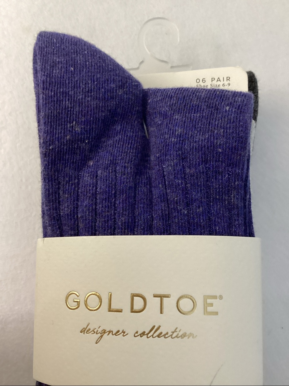 Gold Toe Designer Collection Ribbed Crew Socks - 6 Pairs - Picture 3 of 6